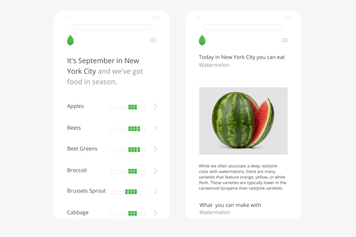 Freshly phone app